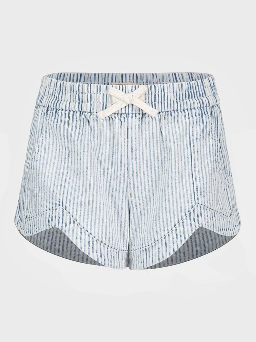 Billabong Girls Mad For You Short Striped Blue & White
